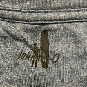 Johnny-O Mens Surfboard Graphic Pocket Tee‎ Blue T Shirt Large
